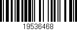 Código de barras (EAN, GTIN, SKU, ISBN): '19536468'