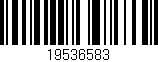 Código de barras (EAN, GTIN, SKU, ISBN): '19536583'