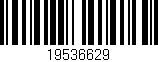 Código de barras (EAN, GTIN, SKU, ISBN): '19536629'
