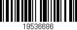 Código de barras (EAN, GTIN, SKU, ISBN): '19536686'