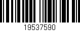 Código de barras (EAN, GTIN, SKU, ISBN): '19537590'
