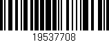 Código de barras (EAN, GTIN, SKU, ISBN): '19537708'