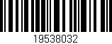 Código de barras (EAN, GTIN, SKU, ISBN): '19538032'