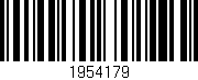 Código de barras (EAN, GTIN, SKU, ISBN): '1954179'