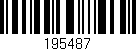 Código de barras (EAN, GTIN, SKU, ISBN): '195487'