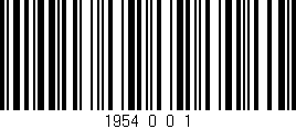 Código de barras (EAN, GTIN, SKU, ISBN): '1954_0_0_1'