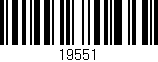 Código de barras (EAN, GTIN, SKU, ISBN): '19551'