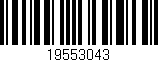 Código de barras (EAN, GTIN, SKU, ISBN): '19553043'