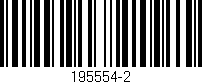 Código de barras (EAN, GTIN, SKU, ISBN): '195554-2'