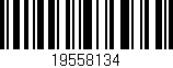 Código de barras (EAN, GTIN, SKU, ISBN): '19558134'
