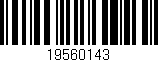 Código de barras (EAN, GTIN, SKU, ISBN): '19560143'