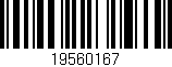 Código de barras (EAN, GTIN, SKU, ISBN): '19560167'