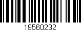Código de barras (EAN, GTIN, SKU, ISBN): '19560232'