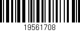 Código de barras (EAN, GTIN, SKU, ISBN): '19561708'