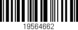 Código de barras (EAN, GTIN, SKU, ISBN): '19564662'