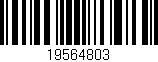 Código de barras (EAN, GTIN, SKU, ISBN): '19564803'