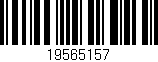 Código de barras (EAN, GTIN, SKU, ISBN): '19565157'