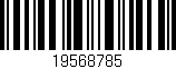 Código de barras (EAN, GTIN, SKU, ISBN): '19568785'