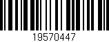 Código de barras (EAN, GTIN, SKU, ISBN): '19570447'