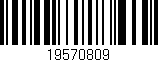 Código de barras (EAN, GTIN, SKU, ISBN): '19570809'