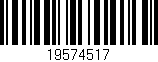 Código de barras (EAN, GTIN, SKU, ISBN): '19574517'