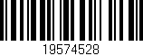 Código de barras (EAN, GTIN, SKU, ISBN): '19574528'