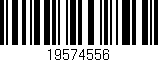 Código de barras (EAN, GTIN, SKU, ISBN): '19574556'