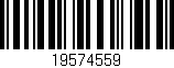 Código de barras (EAN, GTIN, SKU, ISBN): '19574559'