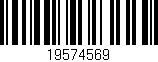 Código de barras (EAN, GTIN, SKU, ISBN): '19574569'