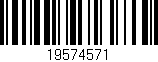 Código de barras (EAN, GTIN, SKU, ISBN): '19574571'