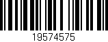 Código de barras (EAN, GTIN, SKU, ISBN): '19574575'