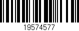Código de barras (EAN, GTIN, SKU, ISBN): '19574577'