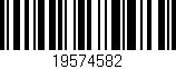 Código de barras (EAN, GTIN, SKU, ISBN): '19574582'