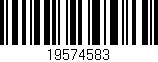 Código de barras (EAN, GTIN, SKU, ISBN): '19574583'