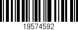 Código de barras (EAN, GTIN, SKU, ISBN): '19574592'