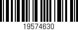 Código de barras (EAN, GTIN, SKU, ISBN): '19574630'