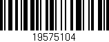 Código de barras (EAN, GTIN, SKU, ISBN): '19575104'