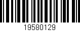 Código de barras (EAN, GTIN, SKU, ISBN): '19580129'