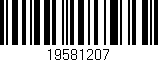 Código de barras (EAN, GTIN, SKU, ISBN): '19581207'