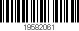 Código de barras (EAN, GTIN, SKU, ISBN): '19582061'