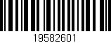 Código de barras (EAN, GTIN, SKU, ISBN): '19582601'