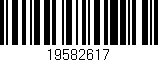 Código de barras (EAN, GTIN, SKU, ISBN): '19582617'