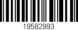 Código de barras (EAN, GTIN, SKU, ISBN): '19582993'