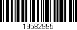 Código de barras (EAN, GTIN, SKU, ISBN): '19582995'