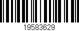 Código de barras (EAN, GTIN, SKU, ISBN): '19583629'