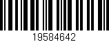 Código de barras (EAN, GTIN, SKU, ISBN): '19584642'