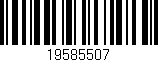 Código de barras (EAN, GTIN, SKU, ISBN): '19585507'