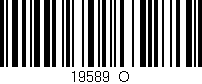 Código de barras (EAN, GTIN, SKU, ISBN): '19589_O'
