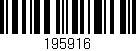 Código de barras (EAN, GTIN, SKU, ISBN): '195916'