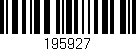 Código de barras (EAN, GTIN, SKU, ISBN): '195927'